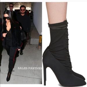 yeezy high heel boots